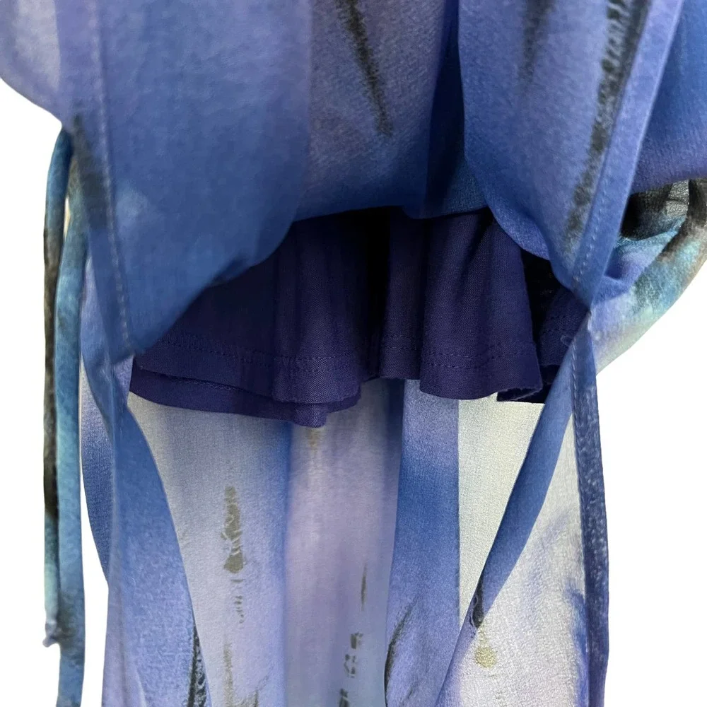 Rory Beca‎ Tie Dye Thea Maxi Dress Size XS Purple Blue Ombre Beach Revolve - Picture 6 of 9